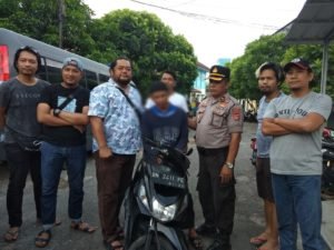 Oknum ASN Pelaku Pencurian Kendaraan Roda Dua di Ciduk Buser