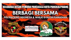 MPC PP Kota Pangkalpinang dan Poltraking Serta Warjo Salur Nasi Kotak