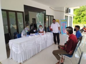 Pengurus dan Pegawai Beserta Relawan PMI Babel Jalani Rapid Test