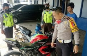 Meresahkan, Sat Lantas Amankan Motor Berknalpot Racing