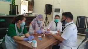 PN Muntok Gelar Rapid Test Tahap II bagi Hakim dan Aparatur Peradilan