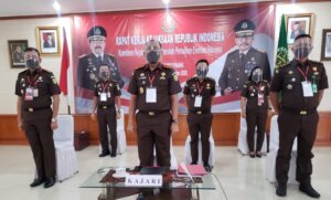 Kejari Pangkalpinang Ikut Rapat Kerja Kejaksaan RI Secara Virtual Bersama Presiden