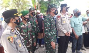 Danrem 045/Gaya Bersama Gubernur Babel dan Kapolda Kunker Kunjungi Pulau Gersik