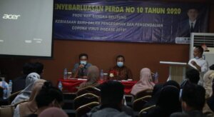 H. Mulyadi Anggota Komisi II DPRD Babel Sampaikan Perda Covid Ke Masyarakat