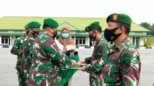Letkol Inf Agung Wahyu Perkasa S.Sos Pimpin Pelepasan Pindah Satuan Personil Kodim 0431/Babar