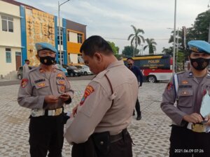Opsgaktiblin, Propam Polres Pangkalpinang Cek Sikap Tampang dan Surat Nyata Diri