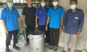 Polman Babel Bantu Mesin Spinder Keripik Singkong Bagi Pengusaha UMKM