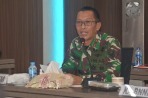 Danrem 045/Gaya dan Forkopimda Rakor Percepatan Vaksinasi Massal