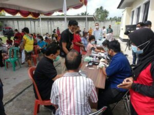Sinergitas PT Timah dengan Kelurahan Jelitik dalam Program Pemeriksaan Kesehatan Gratis