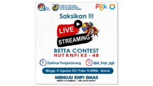 DPD KNPI Pangkalpinang Sajikan Perlombaan Contest Cupang Melalui Live Streaming