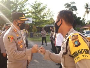 Kapolres Pangkalpinang Kunker ke Polsek Pangkalan Baru