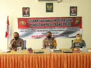 Kunjungan Tim Puslitbang Polri di Polres Pangkalpinang
