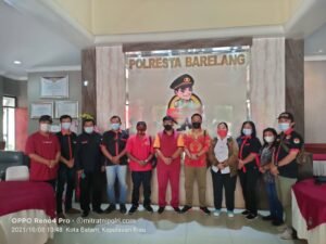 Tim 17 Jurnalistik Audensi di Mapolres Barelang