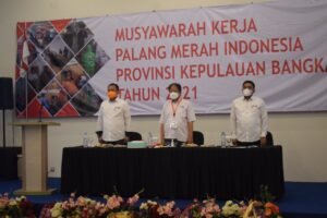 Evaluasi Kegiatan 2021 Hingga Rencana Kerja 2022, PMI Babel Gelar Musker