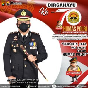 HUT Humas Polri ke 70, Kapolres Pangkalpinang : Semoga Humas Polri Menjadi Sumber Informasi yang Cepat, Objektif dan Terpercaya