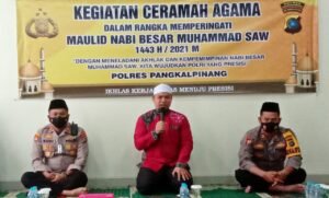 Polres Pangkalpinang Gelar Peringatan Maulid Nabi Muhammad SAW 1443 H/2021 M