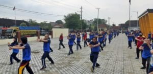 Jaga Kesehatan Personil, Kapolres Pangkalpinang Gelorakan Olahraga Pagi
