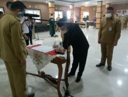 Eddy Supriadi Dilantik Jadi Sekda Definitif, Bupati Riza Harap Dapat Jalani 4 Program Kerja