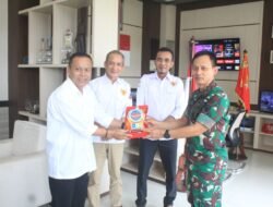Danrem O45/Gaya Terima Kunjungan Pengurus Sekretariat KBO Babel