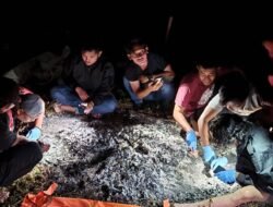 Diduga Mayat Wanita Ditemukan Hangus Terbakar di Dusun Parit 9 Toboali