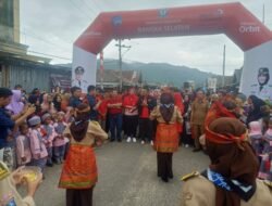 Ribuan Masyarakat Desa Rajik Antusias Sambut Kedatangan Riza-Debby