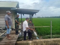 Dandim 0432 Basel Tinjau Lokasi Ketahanan Pangan di Desa Rias