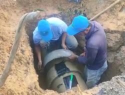 Perbaikan Pipa di Jalan Taeb, Perumdam Tirta Pinang Imbau Pengguna Jalan Untuk Berhati Hati