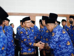 Resmi Lantik 251 PNS Pemkab Bangka Tengah, Algafry: Realisasikan Kerja Nyata