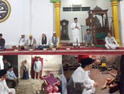 Subuh di Masjid Nurul Falah Desa Nibung, Algafry Salurkan Bantuan Sosial