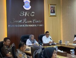 Pemkot Pangkalpinang Dan Forkopimda Ikuti Rapat Koordinasi Pengendalian Inflasi Daerah Bersama Kemendagri Jelang Penutupan Tahun 2023