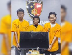 Terekam Kamera HP Milik Anak Korban, Tiga Pencuri di Pangkalpinang Diringkus Polisi