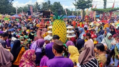 Masyarakat Kecamatan Airgegas Antusias Sambut Festival Ngarak Teluk Herujo