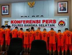 Selama Operasi Antik, Polres Basel Berhasil Tangkap 11 Tersangka Narkoba