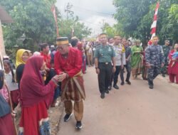 Warga Desa Sadai Kompak Sambut Riza-Debby Dalam Program Aik Bakung Edisi ke-25