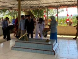 Jejak sejarah : Kenang Jasa Pahlawan Krio Panting di Desa Payung Aparat Desa Laksanakan Upacara khusus