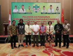 Erzaldi Rosman Hadiri Pelantikan Pengurus Pemuda Katolik Komisariat Daerah Babel Periode 2024 – 2027