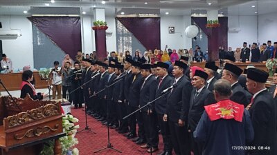 DPRD Bangka Gelar Paripurna Istimewa Agenda Pelantikan Anggota Periode 2024-2029