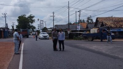 Satlantas Polres Bangka Beserta Tim Gabungan Gelar Operasi Rutin