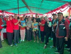 Teriakan Dukungan Molen Hakim Meledak di Giat Baksos Tebus Beras Murah Kecamatan Rangkui