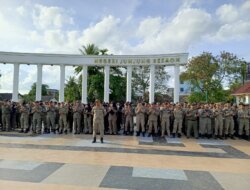 Gelar Apel Besar Di Alun Alun Kota Toboali, KasatPolPP Anshori : Pemeliharaan Ketertiban Umum dan Aset Jadi Stressing