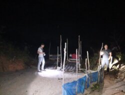 Adanya Penambangan di Area Sawah Rias, Polres Basel Langsung Gerak Cepat Tindaklanjut Keluhan Petani