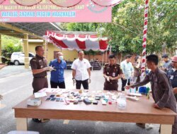 Kejari Bangka Selatan Musnahkan Barang Bukti Narkoba dan Tindak Pidana Lainnya
