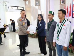 Polda Babel Gelar Baksos Polri Presisi, Gandeng Mahasiswa, Alinsi BEM dan OKP Bagikan 1.200 Paket Sembako