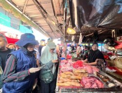Satgas Pangan Polda Babel Turut Serta Cek Harga Dan Stok Bapok di Pasar Tradisional Pangkalpinang