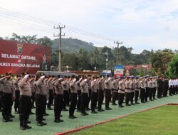 Kapolres Bangka Selatan Ajak Personel dan Masyarakat Amalkan Nilai Pancasila