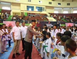Jelang Hari Bhayangkara Ke 79, Ratusan Atlet Taekwondo Di Babel Ikuti Kejuaraan Taekwondo Piala Kapolda Babel Cup 2025
