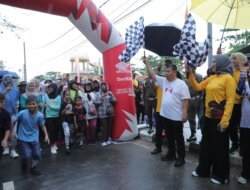 Gubernur Hidayat Arsani Meriahkan Pasir Padi Beach Festival 2025, Jalan Pagi Bersama Masyarakat