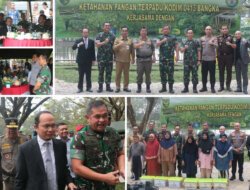 KASAD dan Bupati Bangka Tengah Tegaskan Komitmen Wujudkan Ketahanan Pangan