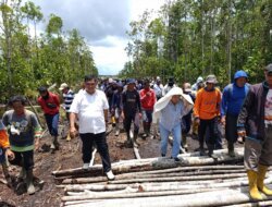 Tinjau Pembalakan Liar, Rusi-Rina Tarol Desak Pemkab Basel Hentikan Aktivitas Yang Ancam Ketahanan Pangan