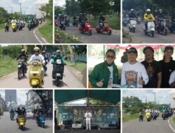 Temu Scooter Serumpun Sebalai Padati Pantai Sumur Tujuh Koba